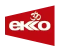 Logo de Ekko, marca distribuida por Impocali